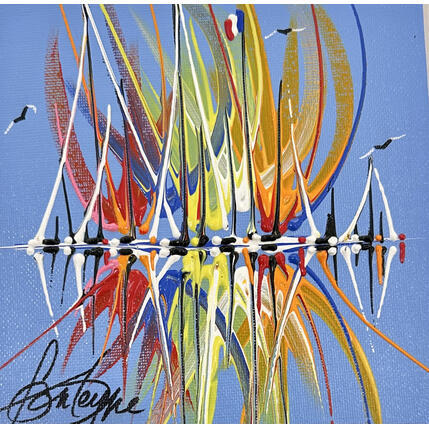 Painting La mer heureuse by Fonteyne David | Painting Figurative Acrylic