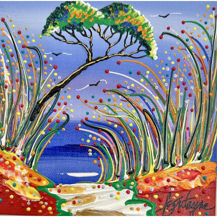 Painting En bon chemin by Fonteyne David | Painting Figurative Acrylic