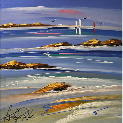 Painting Calme et désirs by Fonteyne David | Painting Figurative Acrylic