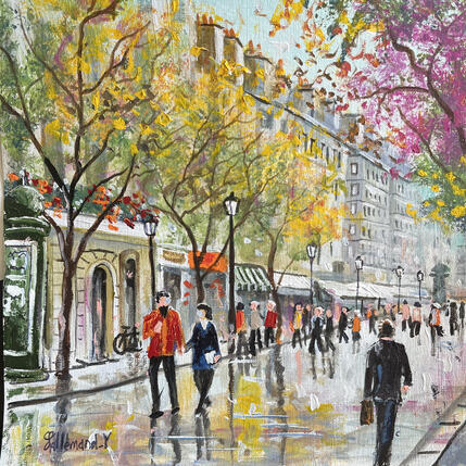 Painting Champs-Elysées au printemps by Lallemand Yves | Painting