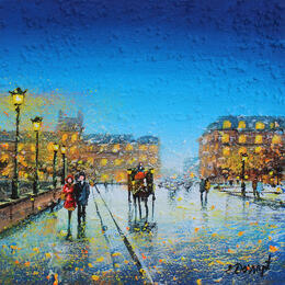 Pintura La calèche por Dessapt Elika | Pintura