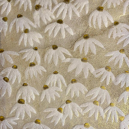 Gemälde Meeting de printemps von Caviale Marie | Gemälde Abstrakt Minimalistisch