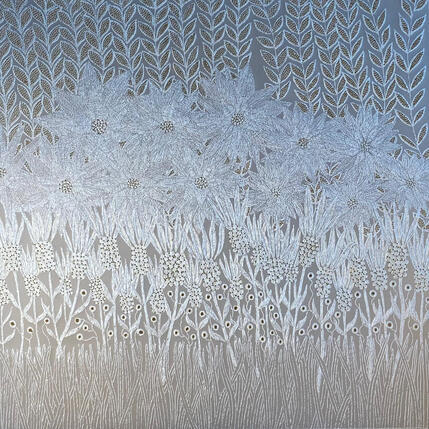 Gemälde Imaginaire von Caviale Marie | Gemälde Abstrakt Minimalistisch