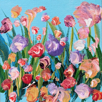 Gemälde Jolies fleurs  von Amblard Florence | Gemälde