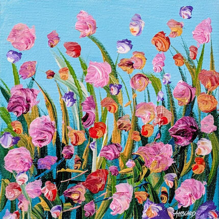 Gemälde Petites fleurs printanières  von Amblard Florence | Gemälde