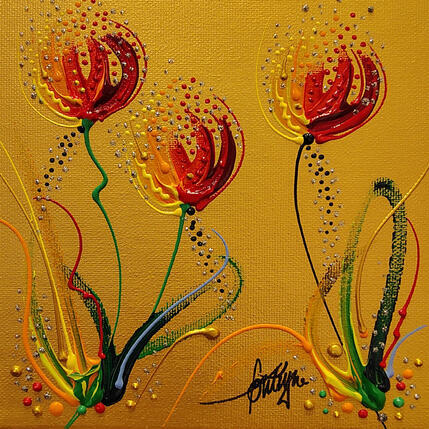 Peinture L'or de l'amour par Fonteyne David | Tableau Figuratif Acrylique