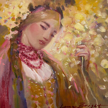 Peinture The wait for summer par Bright Lana  | Tableau Figuratif Huile