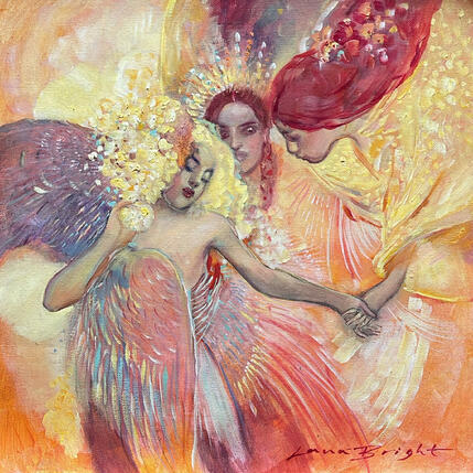 Peinture Don’t fly away! par Bright Lana  | Tableau Figuratif Huile