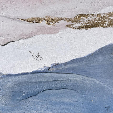 Pintura ESME por Roma Gaia | Pintura Tema Acrílico, Arena Minimalista