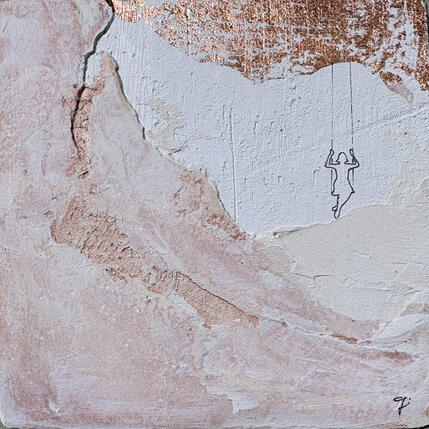 Pintura TERRA DEL FUOCO por Roma Gaia | Pintura Tema Acrílico, Arena Minimalista