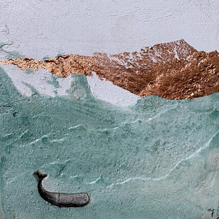 Pintura TORNERAI por Roma Gaia | Pintura Tema Acrílico, Arena Minimalista