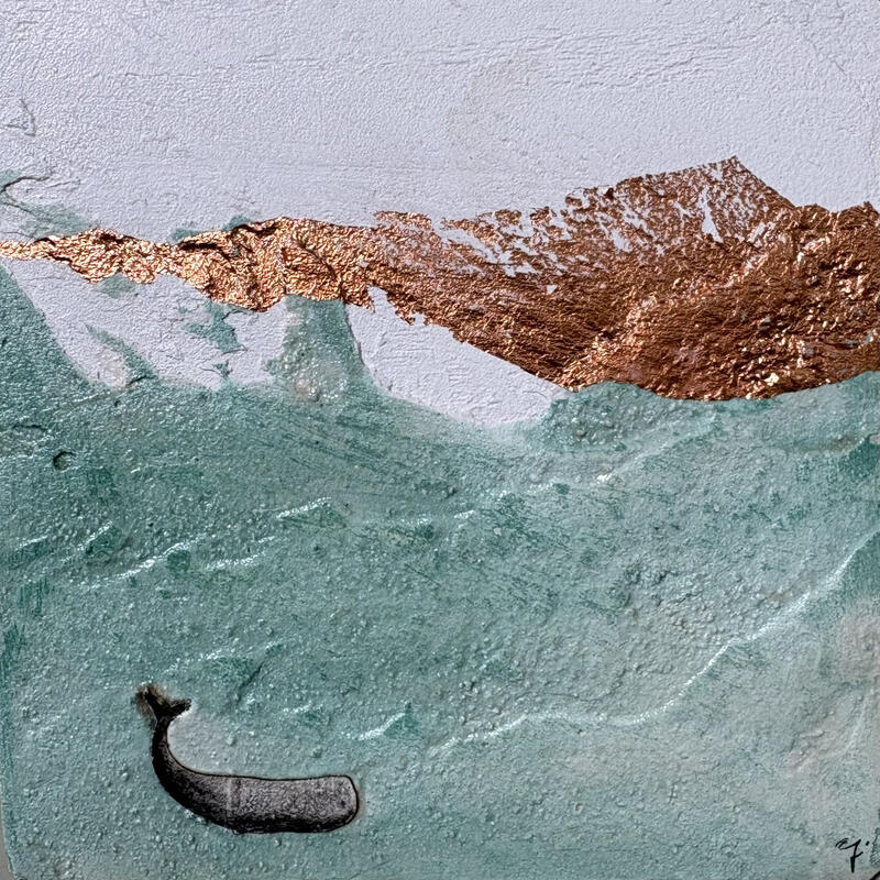 Pintura TORNERAI por Roma Gaia | Pintura Tema Minimalista Acrílico Arena