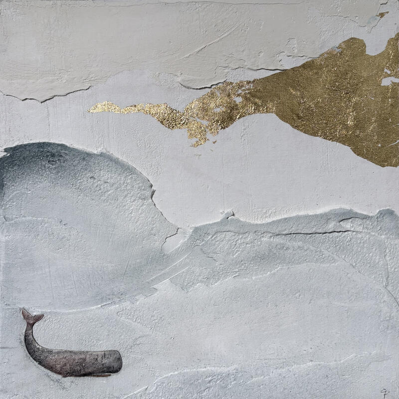 Pintura IL TESORO por Roma Gaia | Pintura Tema Minimalista Acrílico Arena