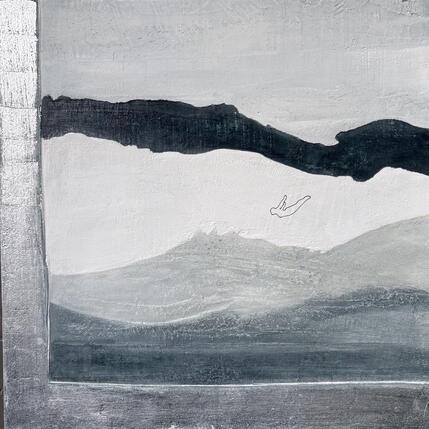 Gemälde 2.0 von Roma Gaia | Gemälde Materialismus Acryl, Sand Minimalistisch