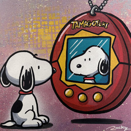 Peinture Mon beau miroir par Rocky Chaplin | Tableau