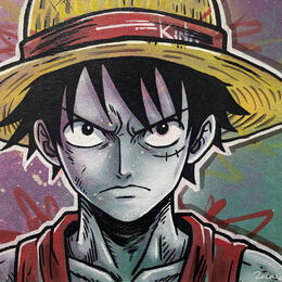 Painting Volonté D. by Rocky Chaplin | Painting  Pop icons