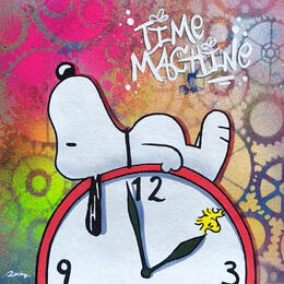 Pintura Time Machine por Rocky Chaplin | Pintura