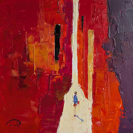 Gemälde Agost  von Tomàs | Gemälde Abstrakt Öl Urban