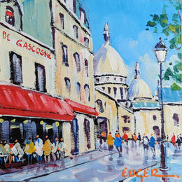 Pintura PLACE DU TERTRE A MONTMARTRE por Euger | Pintura
