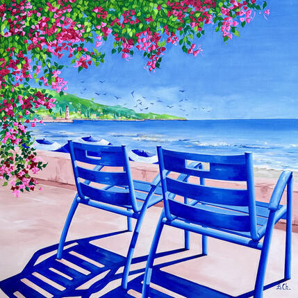 Pintura Douceur rose por Chassagnette Béatrice | Pintura