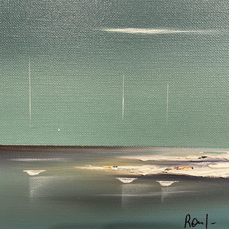 Pintura Emotions marine 89 por Roussel Marie-Ange et Fanny | Pintura