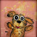 Painting Hellooo by Maury Hervé | Painting Raw art Animals
