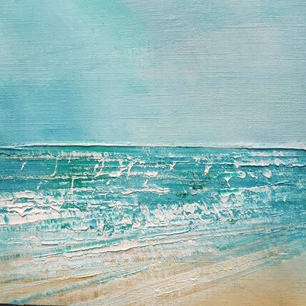 Peinture Les mouettes par Levesque Emmanuelle | Tableau