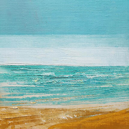 Peinture Sable chaud par Levesque Emmanuelle | Tableau
