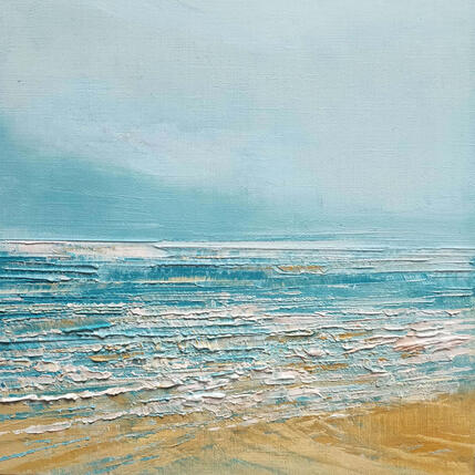 Peinture La belle écume par Levesque Emmanuelle | Tableau