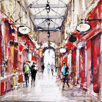 Pintura passage de l'argue por Poumelin Richard | Pintura