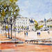 Pintura plenitude à bellecour por Poumelin Richard | Pintura Figurativo Paisajes Aceite