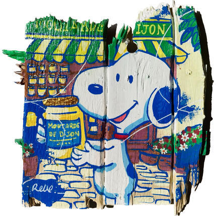 Peinture Moutarde par Revel | Tableau