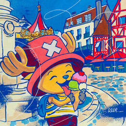 Painting Chopper à Dijon by Revel | Painting