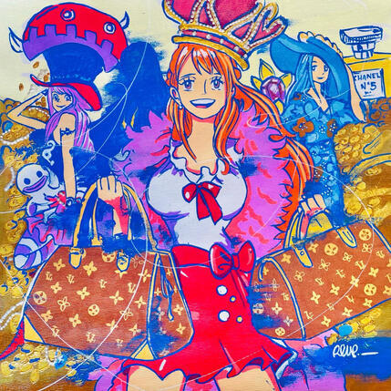 Peinture Les trésors de Nami par Revel | Tableau