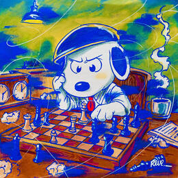 Painting Echec et mat by Revel | Painting