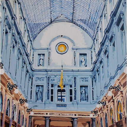 Pintura Galerie de la reine por JP BRU | Pintura