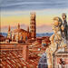 Painting Monument historique by Casteran Florian | Painting