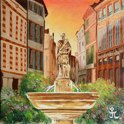 Gemälde La fontaine von Casteran Florian | Gemälde  Pop-Ikonen