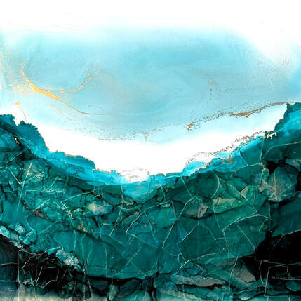 Gemälde 3102 Poésie Givrée von Depaire Silvia | Gemälde Abstrakt Acryl Pop-Ikonen