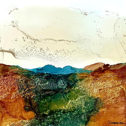 Gemälde 2330 Bronze Age von Depaire Silvia | Gemälde Abstrakt Acryl Pop-Ikonen