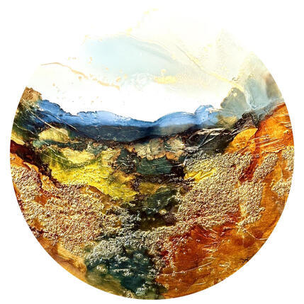 Gemälde 2650 Bronze Age von Depaire Silvia | Gemälde Abstrakt Acryl