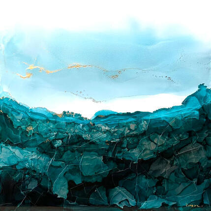 Gemälde 3106 Poésie Givrée von Depaire Silvia | Gemälde Abstrakt Acryl