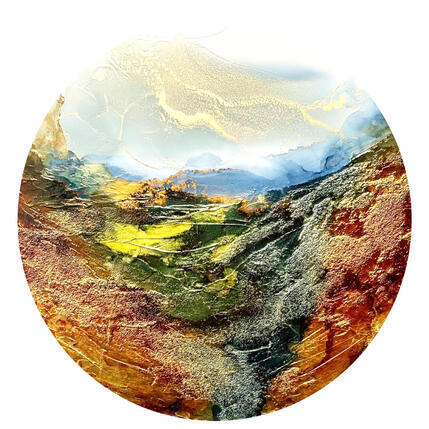 Gemälde 2677 Bronze Age von Depaire Silvia | Gemälde Abstrakt Acryl