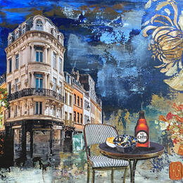 Painting Fin de journée  by Romanelli Karine | Painting