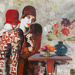 Painting Le souvenir de Tamara  by Romanelli Karine | Painting