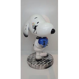 Sculpture Snoopy Banksy by TED | Sculpture Pop-art Pop icons