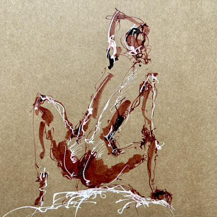 Painting Lizzie by Sahuc François | Painting