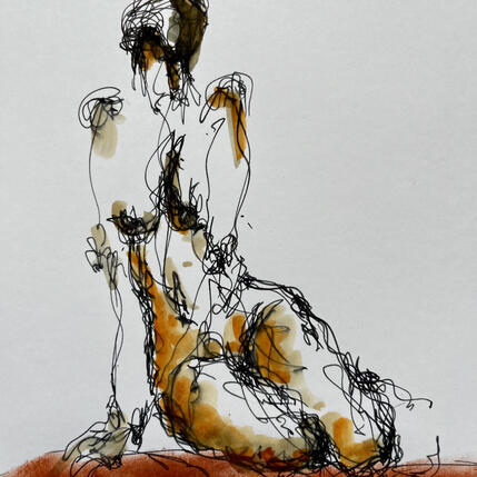 Painting Coline by Sahuc François | Painting