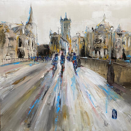 Peinture Saint-Michaels par Raffin Christian | Tableau Figuratif Huile Urbain