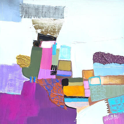 Pintura Recréer les champs por Lau Blou | Pintura